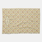  Sneeuwman & Kerstboom Custom Theedoek (Horizontaal)