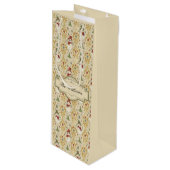  Sneeuwman & Kerstboom Custom Wijn Cadeautas (Voorkant Gekanteld)