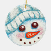 Sneeuwman kerstboom Ornament Gift (Voorkant)