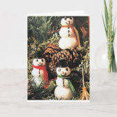 **SNEEUWMAN** KERSTBOOM WENSEN VOOR JOU!** KAART (Voorkant)
