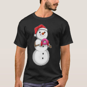 Sneeuwman Kerstdonut T-shirt