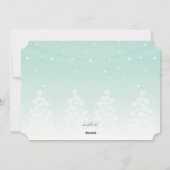 Sneeuwman Kerstkaart (Achterkant)