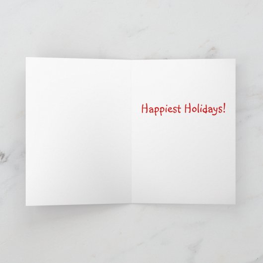 Sneeuwman kerstliederen zingen feestdagen kaart (Binnen)