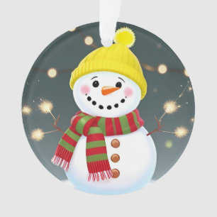 Sneeuwman Kerstman Ornament Kerstcadeau Decoratie