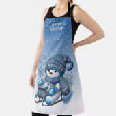 Sneeuwman Kerstmis Kerst Apron Schort (Insitu)