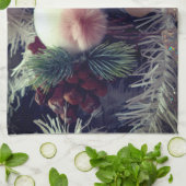 Sneeuwman Kerstmis Theedoek (Gevouwen)
