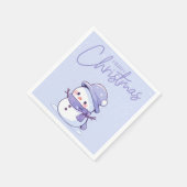 Sneeuwman Kerstservet Servet (Hoek)