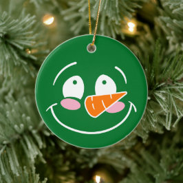 Sneeuwman - Kerstversiering Keramisch Ornament