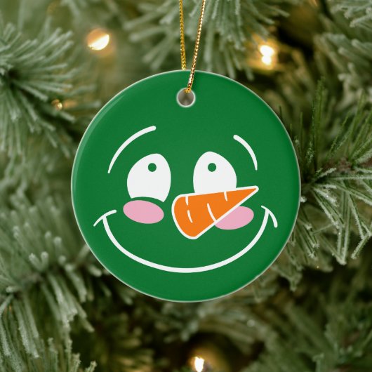 Sneeuwman - Kerstversiering Keramisch Ornament (Boom)