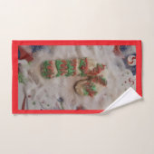 Sneeuwman Keuken Handdoek (Handdoek)