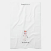 Sneeuwman Keukenhanddoek (Verticaal)