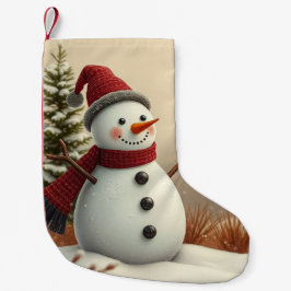 sneeuwman kleine kerstsok