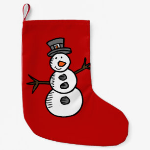 Sneeuwman Kleine Kerstsok