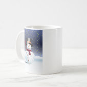 Sneeuwman Koffiemok (Voorkant links)