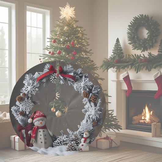 Sneeuwman Krans Kerstboom Rok