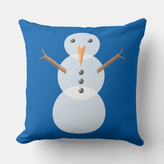 sneeuwman kussen (Voorkant)