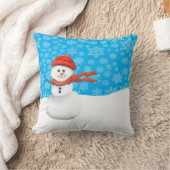 Sneeuwman Kussen (Deken)