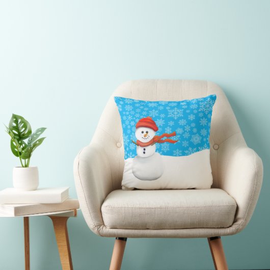 Sneeuwman Kussen (Stoel)
