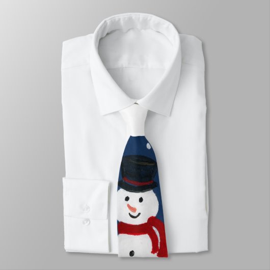 Sneeuwman laat het een heerlijk jaar sneeuwen stropdas (Gebonden)