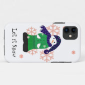 Sneeuwman laat het sneeuwen Case-Mate iPhone case (Achterkant (horizontaal))