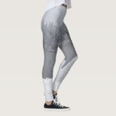 Sneeuwman Leggings Winterlandschap Vakantie Leggin (Rechts)