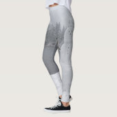 Sneeuwman Leggings Winterlandschap Vakantie Leggin (Links)