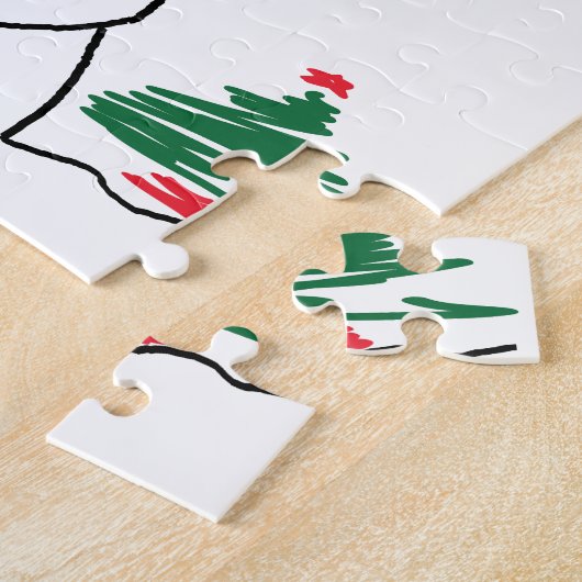 Sneeuwman Legpuzzel (Zijkant)