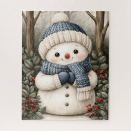 Sneeuwman Legpuzzel