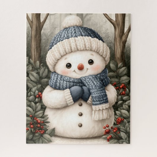Sneeuwman Legpuzzel (Verticaal)