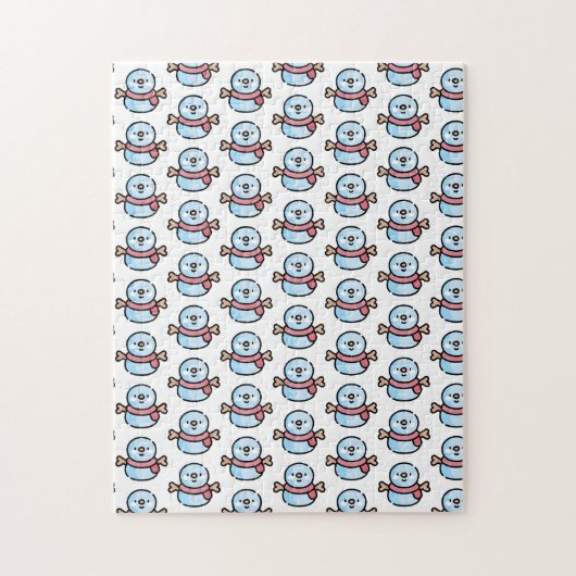 sneeuwman legpuzzel (Verticaal)