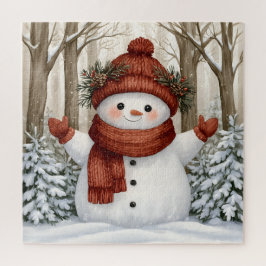Sneeuwman Legpuzzel