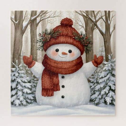 Sneeuwman Legpuzzel (Verticaal)