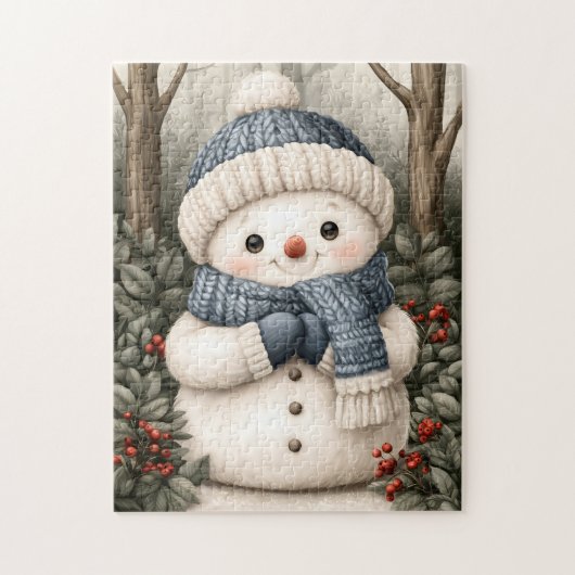 Sneeuwman Legpuzzel (Verticaal)