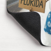 Sneeuwman liftend naar Florida Muismat (Hoek)