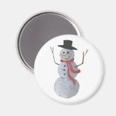 Sneeuwman Magneet (Voorkant / Achterkant)