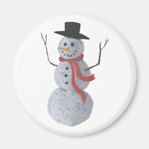 Sneeuwman Magneet