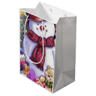 sneeuwman medium cadeauzakje