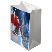 sneeuwman medium cadeauzakje (Voorkant Gekanteld)