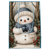 Sneeuwman Medium Cadeauzakje (Achterkant)