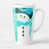 Sneeuwman met blues latte mok (Rechts)