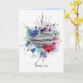 Sneeuwman Met Cadeaus In Watercolor Kaart (Gele Bloem)