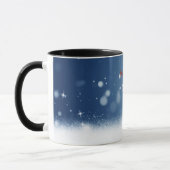 Sneeuwman met een sjaal mok (Links)