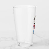 Sneeuwman met glimlach glas (Rechts)