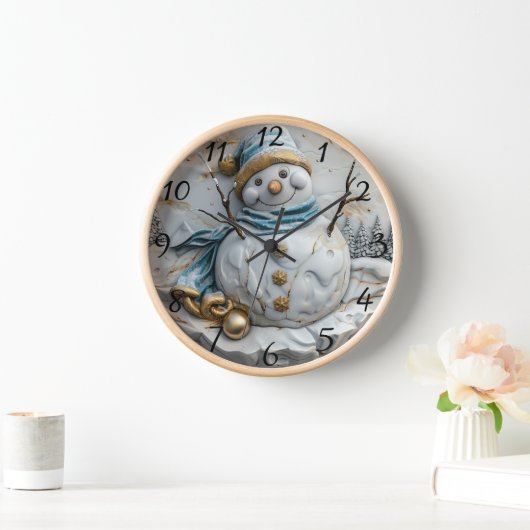 Sneeuwman met kerstsfeer (Huis)