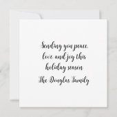 Sneeuwman met Rode Kardinalen Snowy (Achterkant)