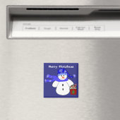 Sneeuwman met snoepjes magneet (Insitu (Vaatwasser))
