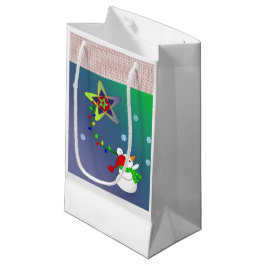 Sneeuwman met Sterrenlicht Klein Cadeauzakje