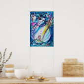 SNEEUWMAN MET UIL POSTER (Keuken)