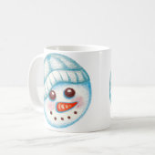 Sneeuwman mok (Voorkant links)