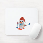 sneeuwman muismat (Met muis)